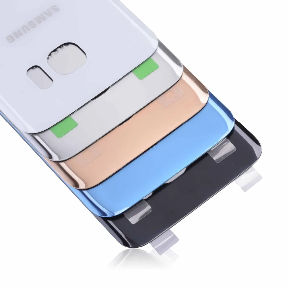 Задняя крышка батарейного отсека для samsung Galaxy S7 edge G930F задняя крышка батарейного отсека Запасные части