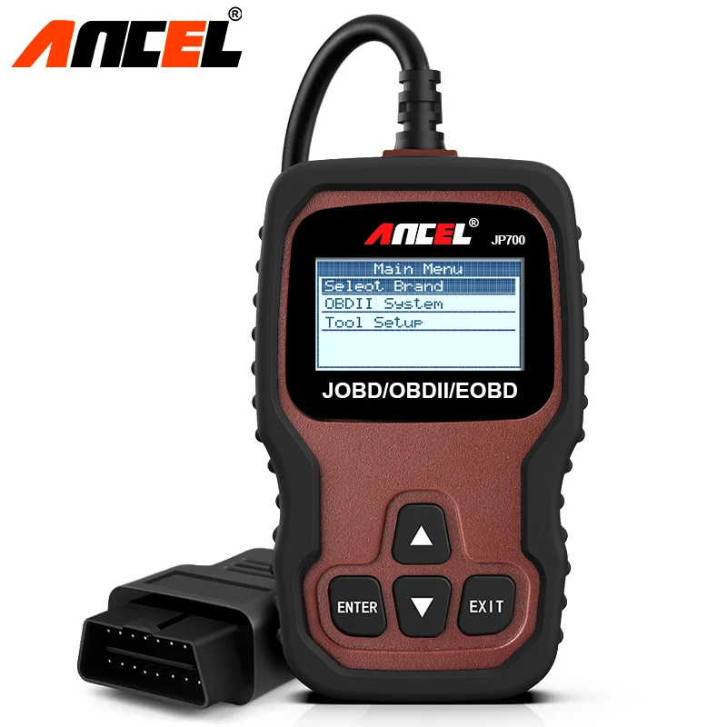 Автомобильный диагностический инструмент Ancel JP700 OBD 2 полностью ODB сканер для