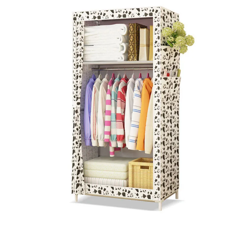 Minimalist Cloth Wardrobe Student Dormitory Single Small Fabric Wardrobe Folding Clothing Storage Cabinet Home Furniture Closet Minimalist Cloth Wardrobe Student Dormitory Single Small Fabric Wardrobe Folding Clothing Storage Cabinet Home Furniture Closet