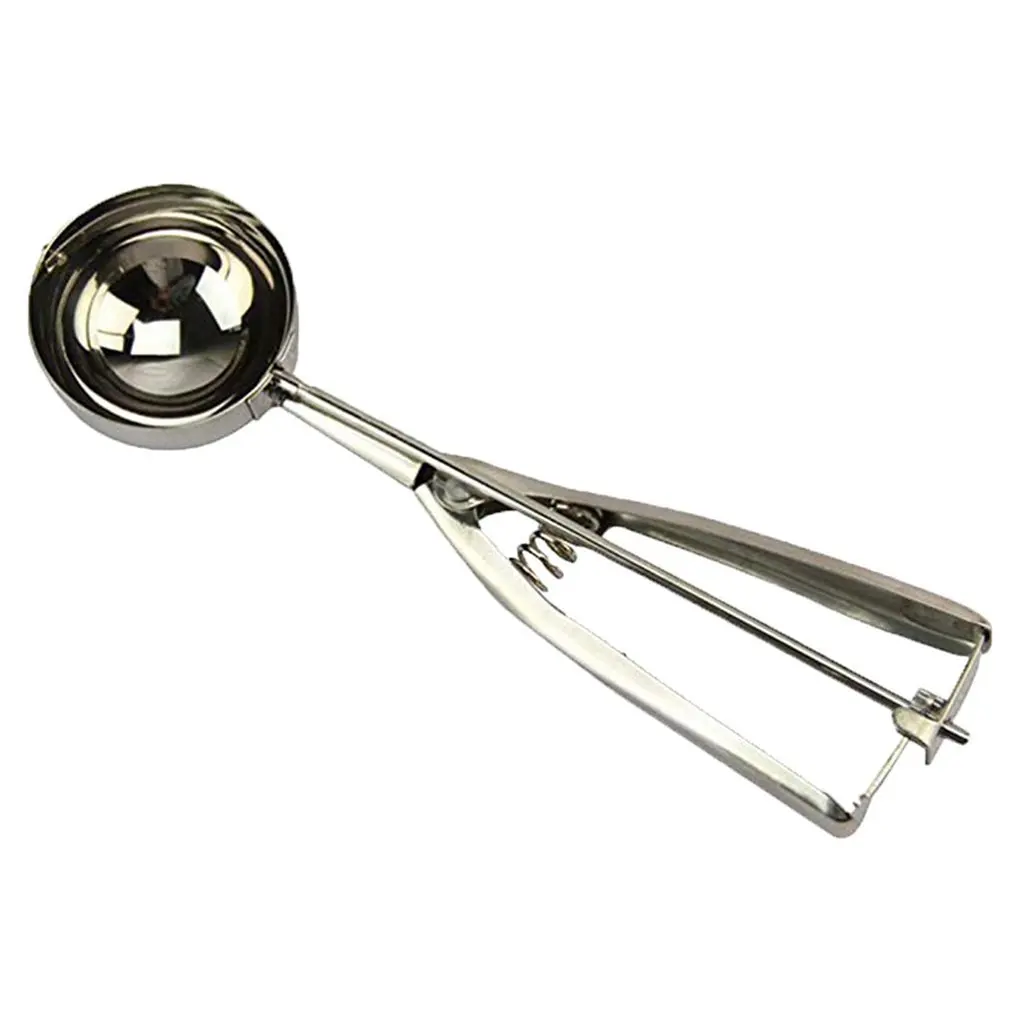 

Ice Cream Scoop Stainless Steel Cookie Scoop Melon Meat Baller Bonus Shovel Spoon for Kids 3 size optional