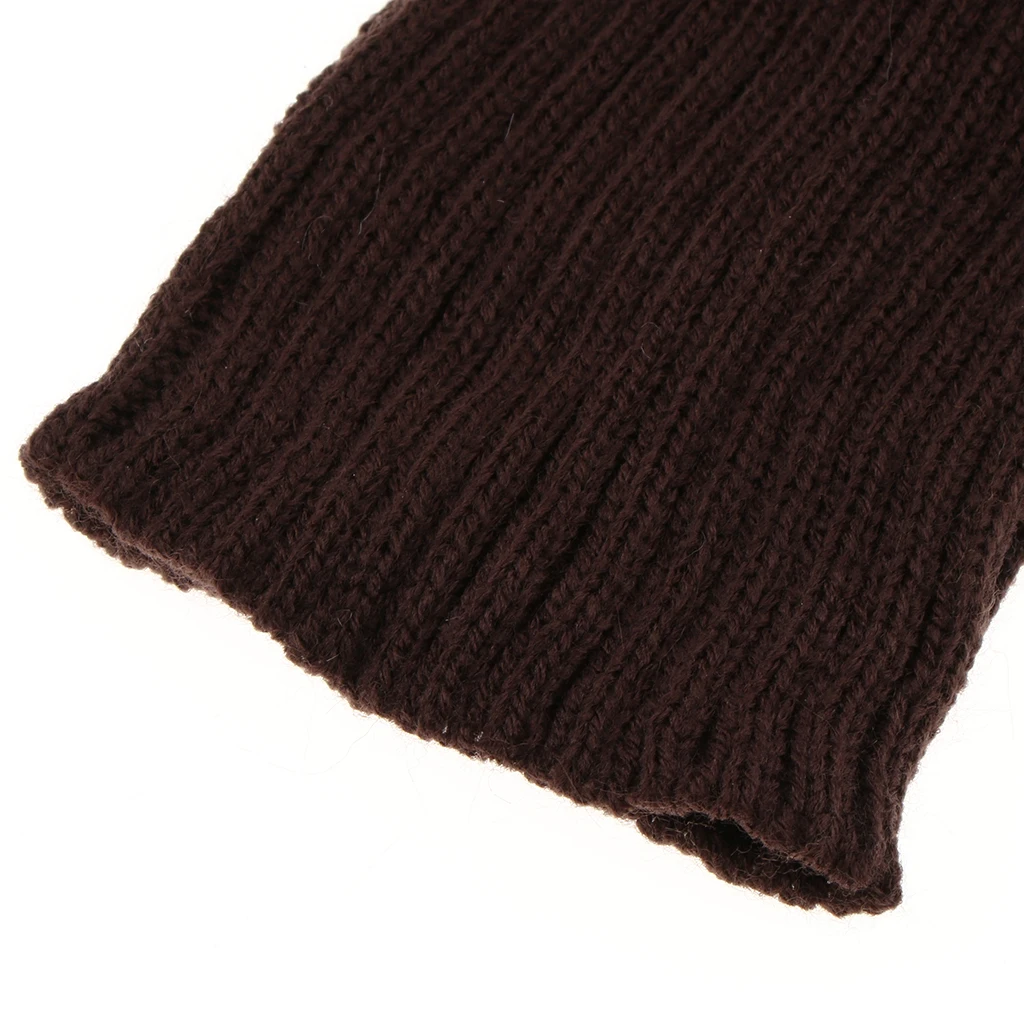 1 Pair Women’s Fuzzy Fluffy Knit Boots Cuff Sleeves Fur Trim Toppers Autumn Winter Leg Warmer elastic band  firmly wrapping leg