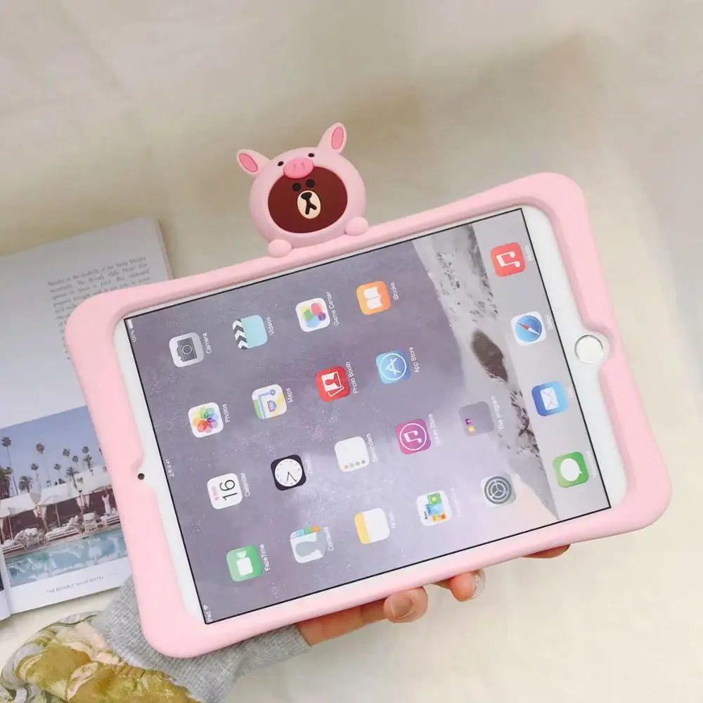 10 Для iPad Mini 5, A2133, A2124, A2125, A2126, 7,9 дюймов, чехол, мягкая силиконовая подставка, милый мультяшный детский чехол для Mini5 7,9 '', чехол, Funda - Цвет: 10