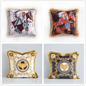 

45x45cm Trophy Sofa Pillowcase Pink Cushion Cover Throw Pillow Case Home Sofa Bed Chair Decoration 17.72x 17.72inch