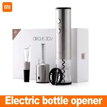 

Xiaomi Mijia Circle Joy electric bottle opener stainless steel mini wine stopper red wine decanter smart wine set gift