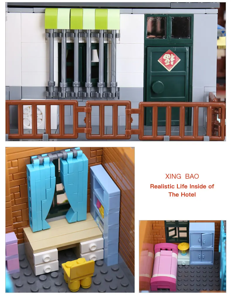 DHL 01013 Китайский Здание Мпц игрушки городского набор для строительства деревни конструкторных блоков, Детские кубики, развивающие модель детской игрушки новые подарки