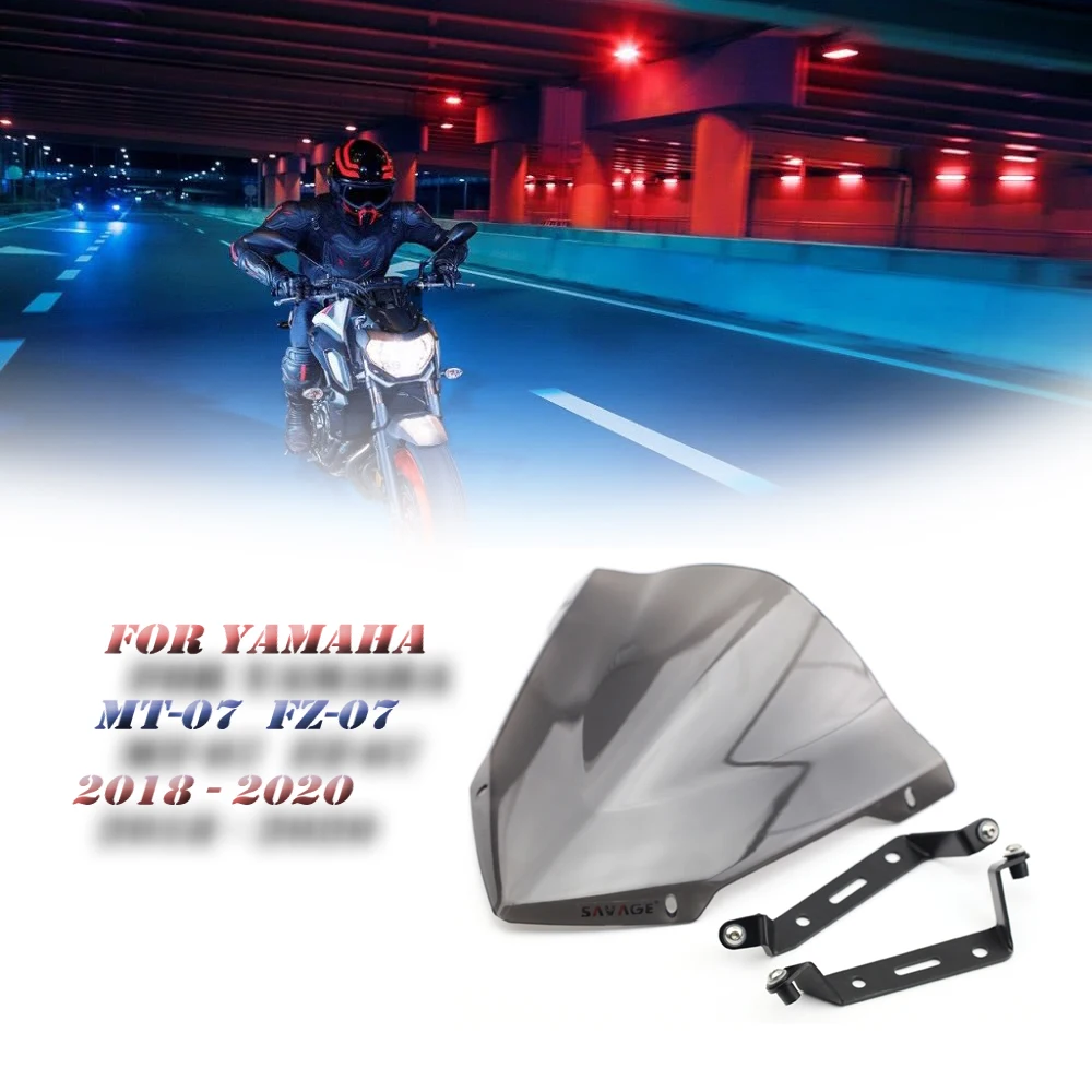 Ветровое стекло для YAMAHA MT 07 FZ 2018 2019 2020 аксессуары мотоциклов Pare brise ветровые