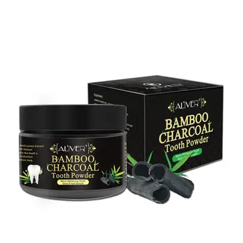 

Bamboo Charcoal Tooth Powder For Teeth Whitening Fresh Breath Improve Teeth Yellowing Remove Plaque Dental Stains Smoke Stains