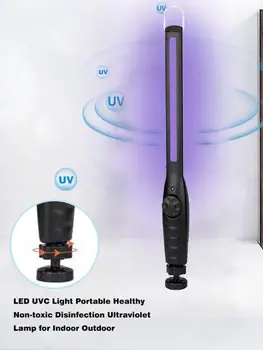 

1.8w UVC Wand Portable USB LED Germicidal Light Room Toliet Lamp Phone Chopsticks Bactericidal
