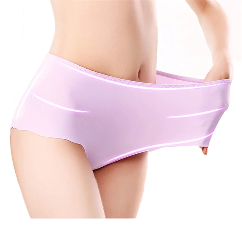 Bragas elásticas de seda de para niñas, ropa interior transpirable, 100KG|Bragas para mujer| -