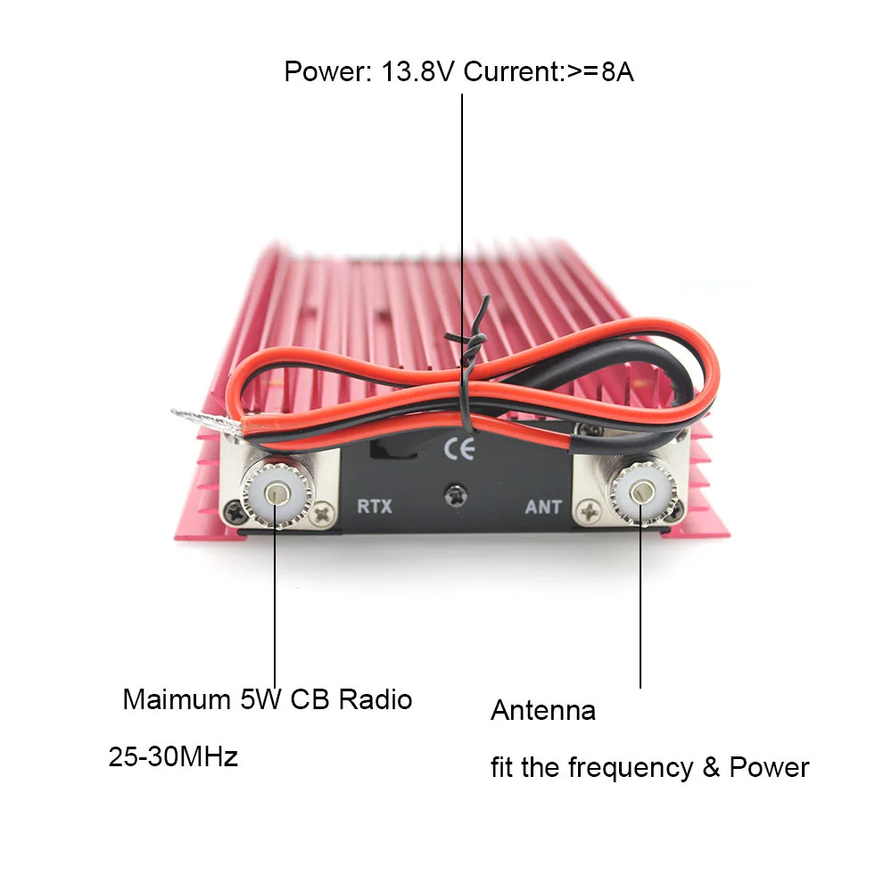 Baojie BJ-200 усилитель мощности 50 Вт FM 100 Вт AM 150 Вт SSB 25-30 МГц мини-размер и высокая мощность CB радио усилитель BJ200