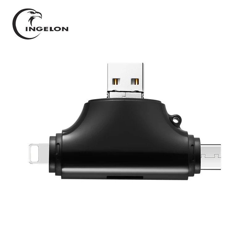 Ingelon SD кард-ридер памяти sd micro адаптер карт sd Тип C OTG кард-ридер для адаптера iphone samsung MacBook