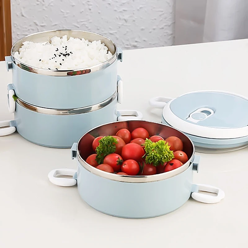 1/2/3/4 Leak-Proof Lunch Box Layer Cute Japanese Lunch Box For Kids School Portable Food Container Stainless Steel Bento Box