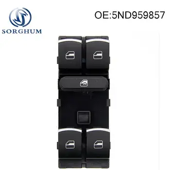 

5ND959857 Electric Power Master Window Switch Button For SEAT VW Tiguan Jetta Golf MK5 MK6 GTI Rabbit Passat B6 B7 3C Tiguan
