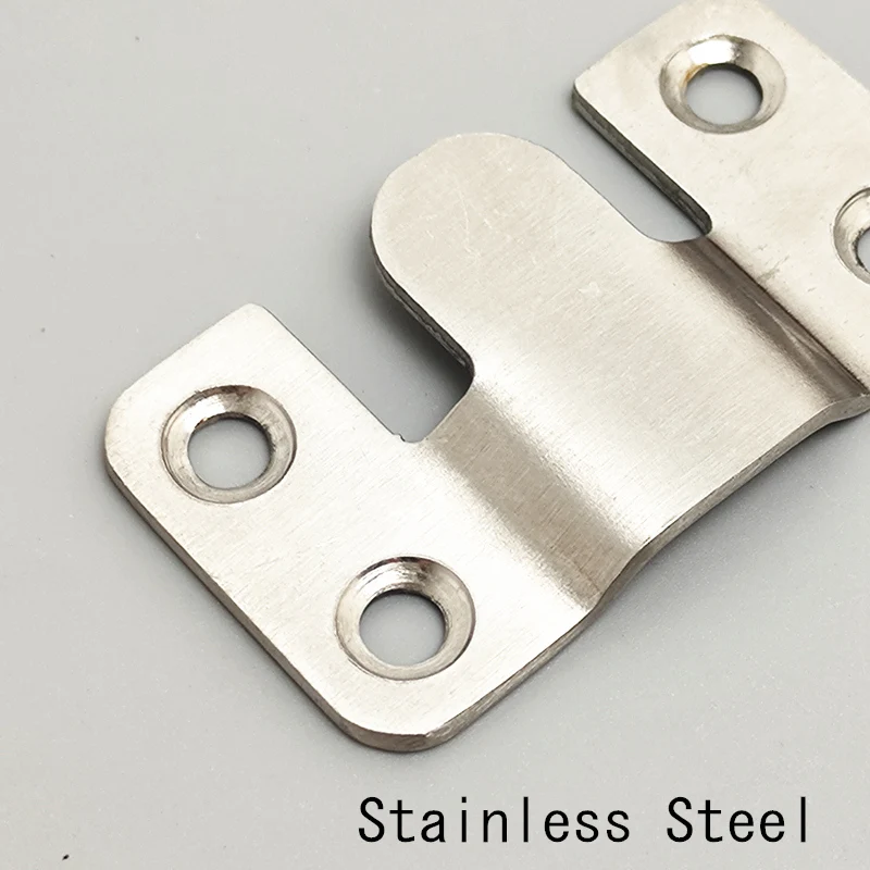 Stainless Steel Wall Hook Self Kitchen Home Bathroom Hanger 4pcs