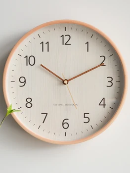 

Vintage Wall Clock Modern Design Classic Simple Kids Wooden Clock Mechanism Single Reloj Pared Grande Home Decoration YY60WC