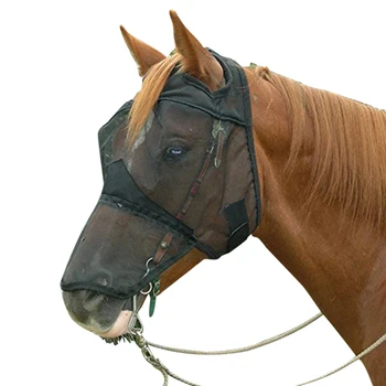 

Anti-mosquito Horse Mask Horse Flying Mask Breathable Comfort Equestrian Supplies Horse Mask 56*46*7cm/61*56*8cm/66*58*8cm