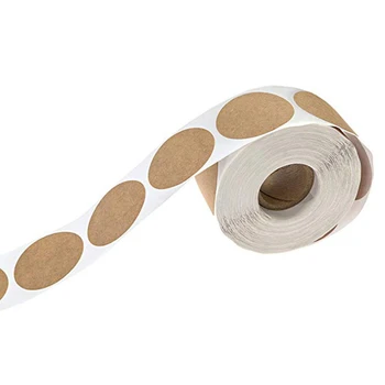 

500pcs/Rol Blank Round Craft Stickers Seal Labels 500 Labels Roll DIY Stickers for Package Stationery Blank Round Craft Stickers