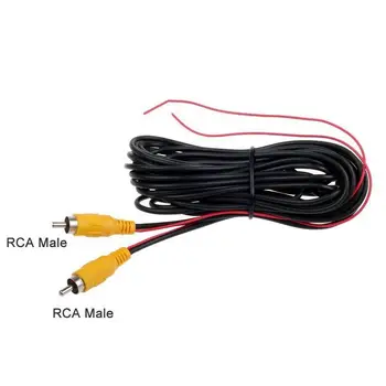 

6M Car Rear View Camera Extension Line automobile Rear Back-up reversing DVR Extension Car camera Line View cord Assistance J2B7