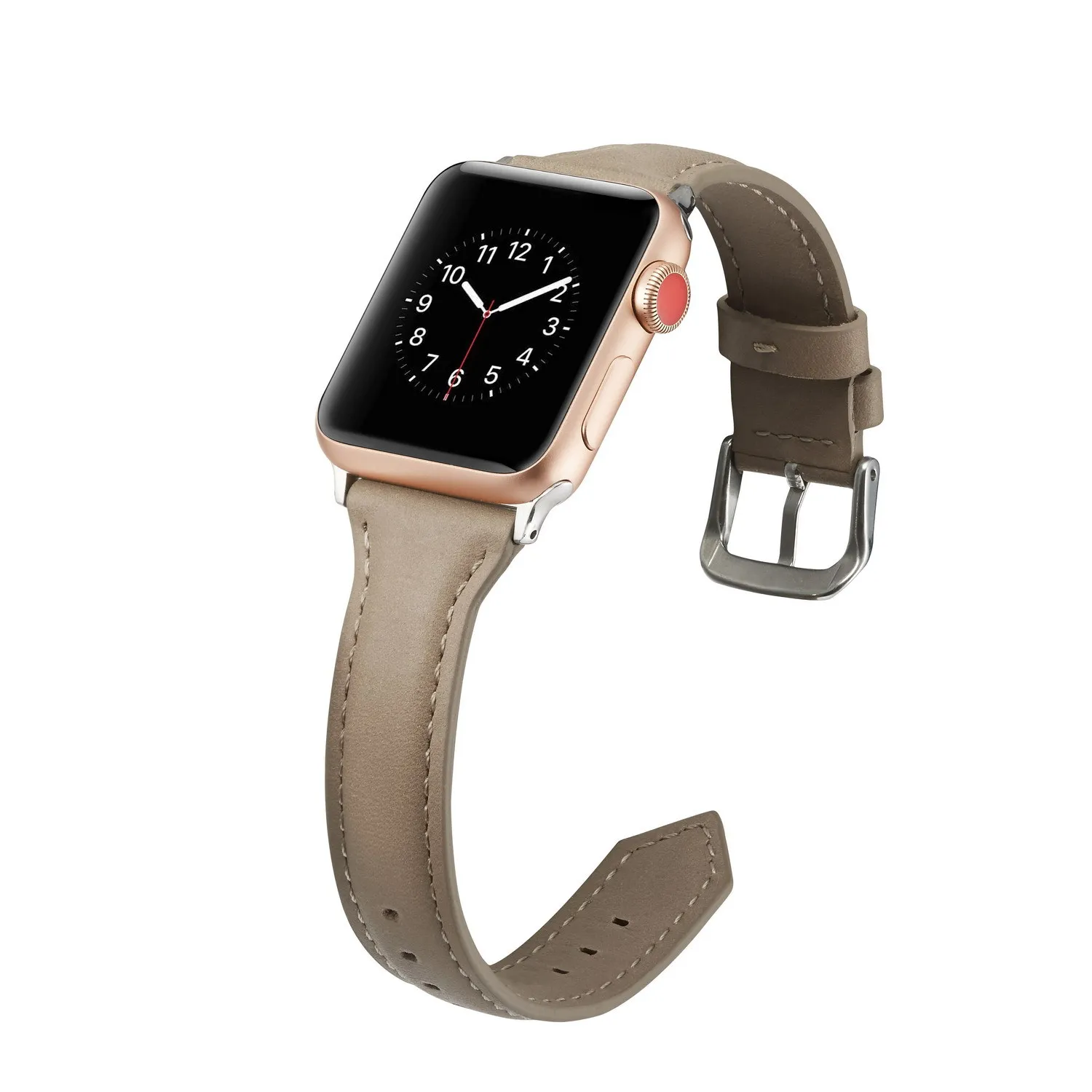 Ремешок из натуральной кожи для часов Iphone Watch 4 44 42 мм I Watch браслеты 40 38 мм ремешки для умных часов для Apple Watch 3/2/1