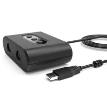 MayFlash-Adaptador USB Convertidor para N64 a PC, para Switch /N-S, puerto Dual