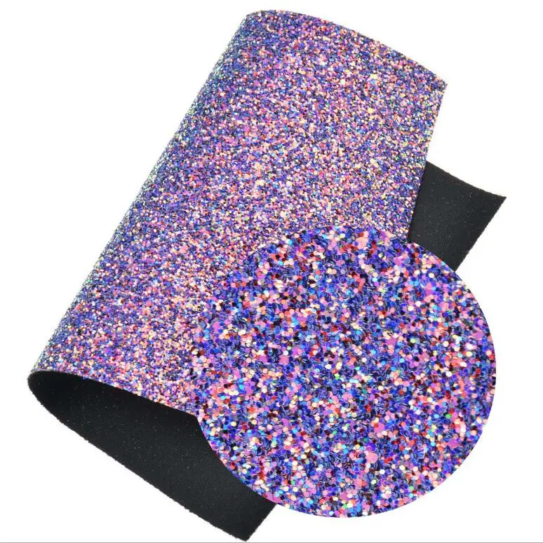 mix purple 1 шт. Швейные аксессуары 30*21 см блестящая искусственная Синтетическая кожа ткань для волос бант, DIY сумки обувь материал украшения - Цвет: mix purple