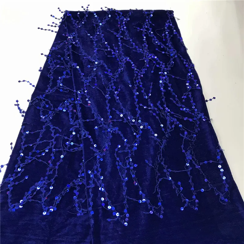 African Lace Fabric velvet Embroidered Nigerian sequins Laces Bridal High Quality French Tulle Wedding Party | Дом и сад