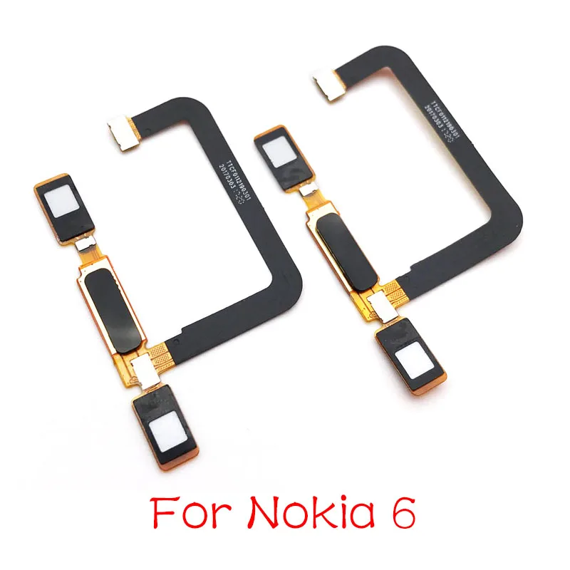 Кнопка возврата для Nokia 6 Home кнопка распознавания отпечатков пальцев гибкий