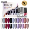 ROSALIND Gel Polish Manicure Set Hybrid Varnish Kit For Nails Semi Permanent Base Top Coat Nail Polish Set With Good Pack 1