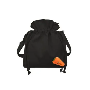 

WoMan Drawstring Shoulder Bag Satchel Purse Messenger Canvas Crossbody Tote Small Handbag