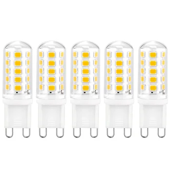 

5PCS G9 High Voltage Non-flickering Super Bright 360 Degrees Outdoor Durable Indoor Garden Practical Corn Light Led Ceramics