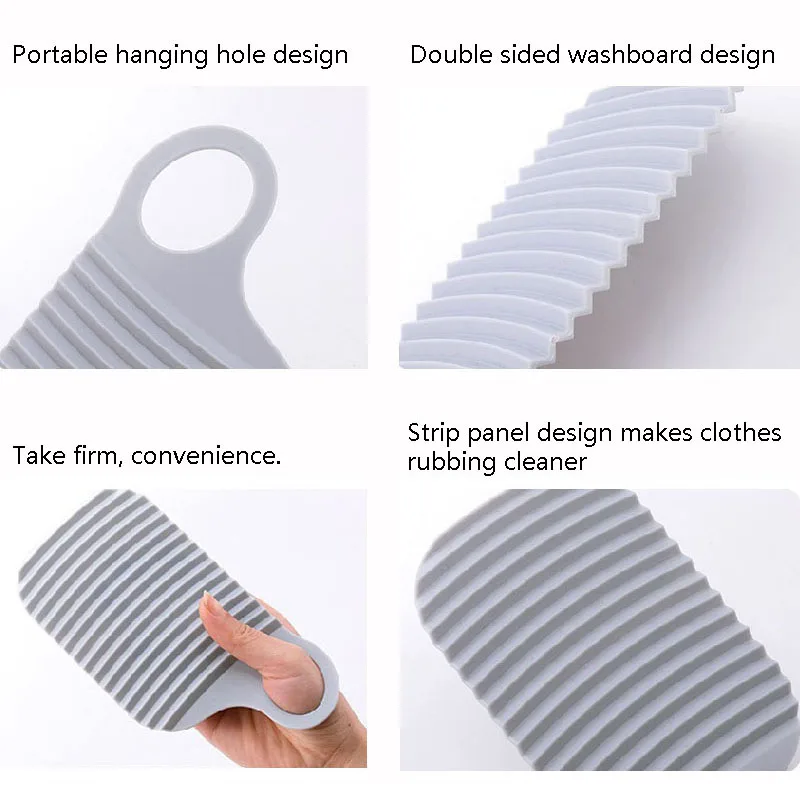 Travel Portable Washboard Hand Washing Children's Clothing Socks Mini Home Washing Machine Space-saving Laundry Cleaning Tools laundry board
