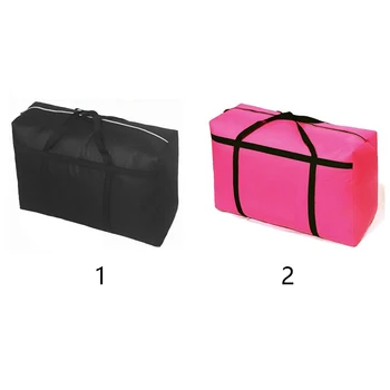 

Quilt Unisex Oxford Fabric Luggage Bag Thicken Waterproof Move Dampproof Package Zipper Storage