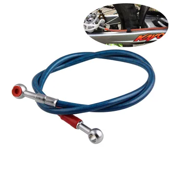 

96cm Motorcycle Brake Oil Hose Tube Line Fitting Stainless Steel Braided