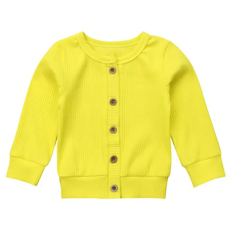Кнопка для детской одежды, пальто весна-осень, кардиган, Одежда для новорожденных девочек, длинный рукав, вязаное пальто кардиган - Цвет: E