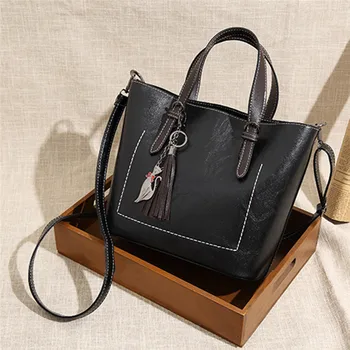 

Ladies Shoulder Bag Fashion Designer Charming Retro Leather Handbag Retro Fashion Wild Crossbody Bag