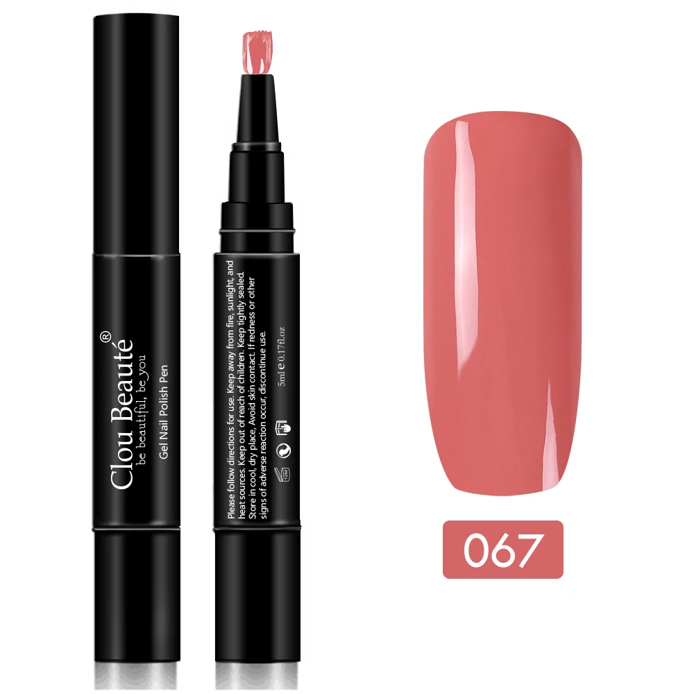 Clou Beaute Гель-лак для ногтей 60 чистых цветов долговечный Гибридный Гель-лак для ногтей Светодиодный УФ-гель для ногтей 5 мл впитывающий Гель-лак для ногтей - Цвет: 11067