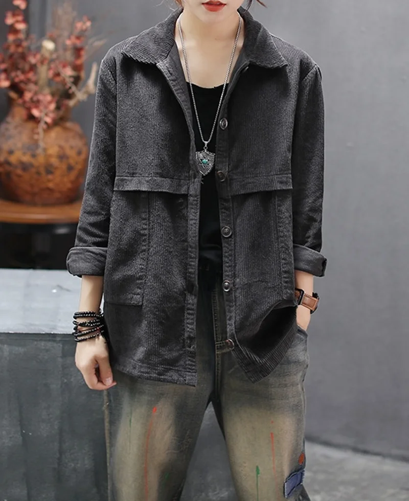 Corduroy Blouse Image 5