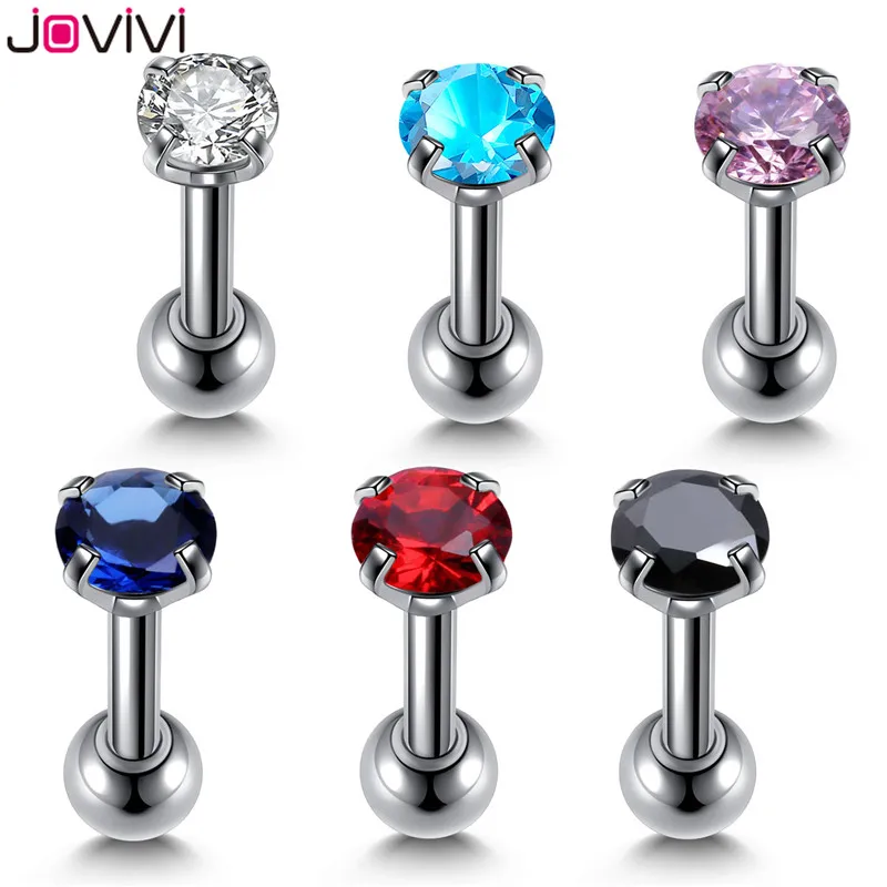 Серьги-гвоздики Jovivi из нержавеющей стали 16 г | Украшения и аксессуары