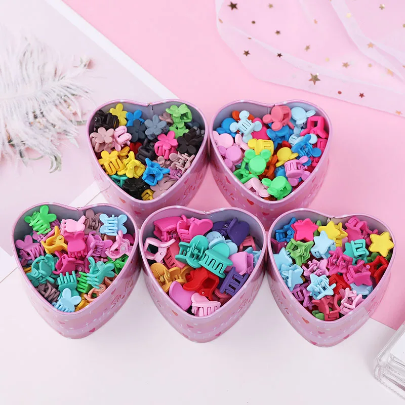 15pcs/Set Girls Cute Colorful Cartoon Small Hair Claws Lovely Children Gifts Hair Clips Headband Kids Fashion Hair Accessories