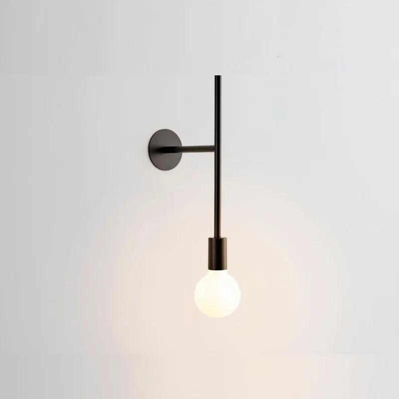 Современная линия настенный светильник прикроватный бра настенный прохода светодиодный скандинавские Настенные светильники для гостиной светильники