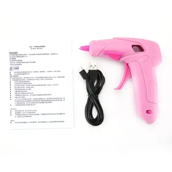 

RJ807 USB Charging 5V/1A Hot Melt Glue Gun with Glue Stick for DIY Handwork Repair Tools Electric Heat Temperature Glue Guns