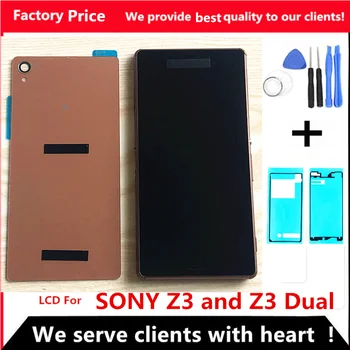 

Original 5.2" LCD For SONY Xperia Z3 Display Touch Screen with Frame for SONY Xperia Z3 Dual Display LCD D6633 D6603 Replacement