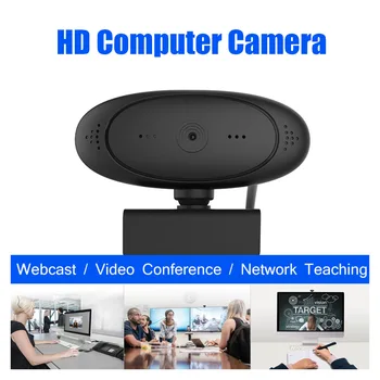 

HD 1080P Webcam Mini PC WebCamera With Mic Auto Focus Rotatable Cameras for Live Broadcast Video Calling Conference Work