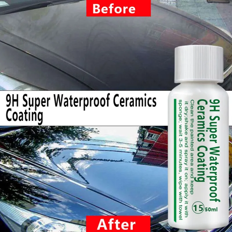 

Drop ship 9H Waterproof Rainproof Nano Hydrophobic Coating Anti-Scratch Car Ceramic Polish Paint Care