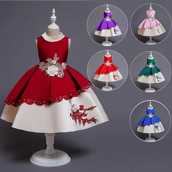 

New Christmas Dress For Girls Costume Kids Dresses For Girls Princess Dress Children Evening Party Dress 3 4 5 6 7 8 9 10 Year