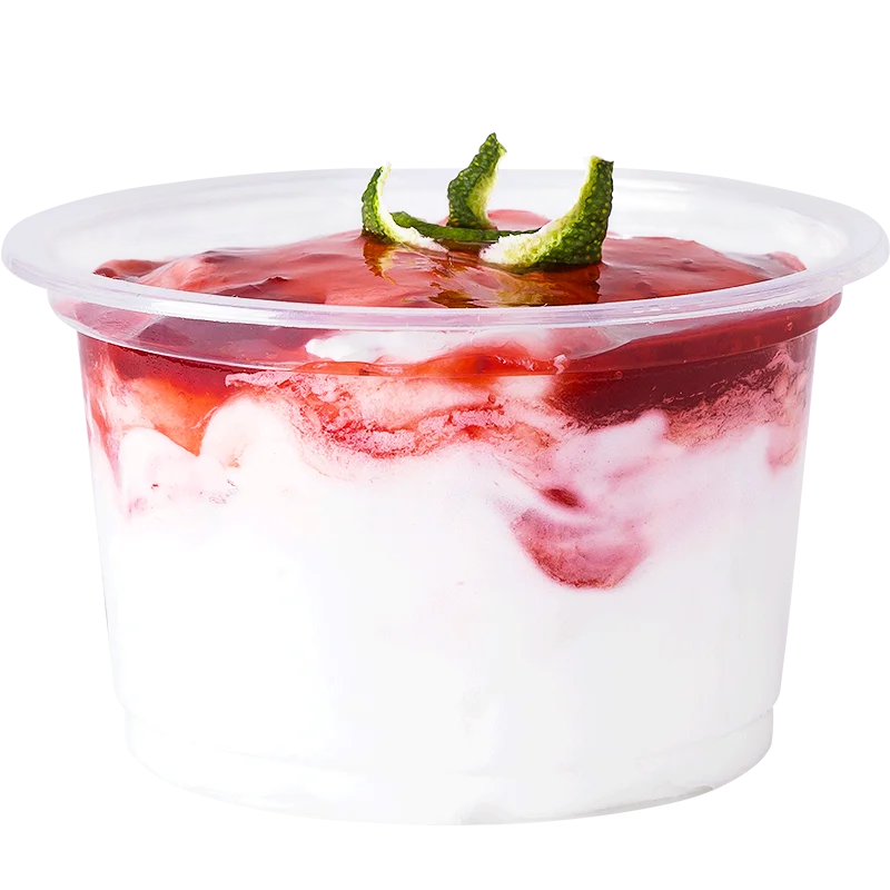 50 個透明使い捨てプディングカップ Samll 醤油ヨーグルトゼリーデザートケーキプラスチックカップテイクアウト包装カップと蓋 Disposable Cups Aliexpress