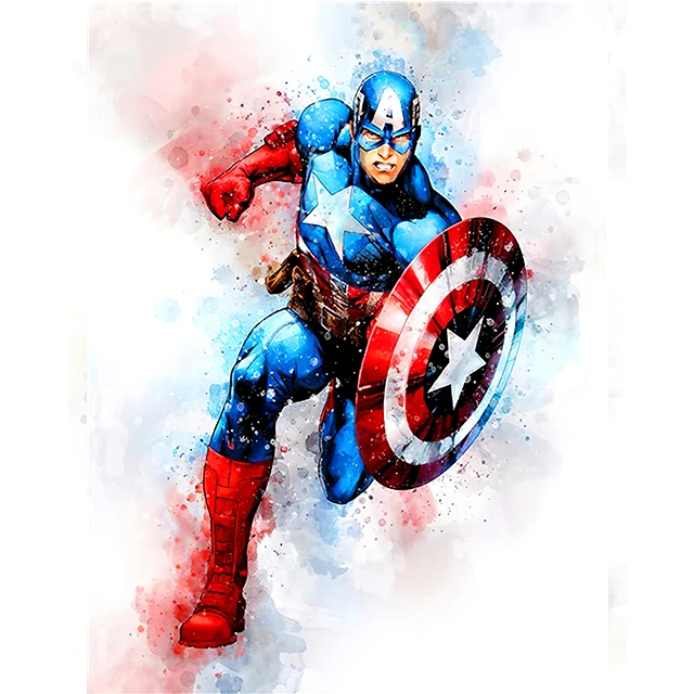 MARVEL / Captain America™ Diamond Painting Kits