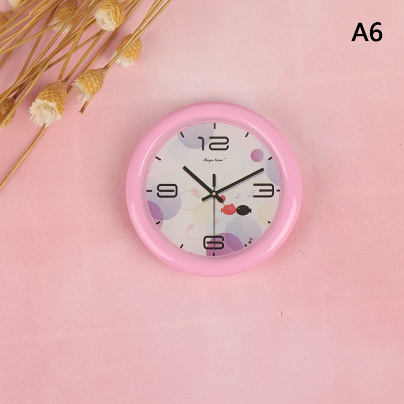 1:12 Wall Clock Play Doll House Miniaturas Home Decor Accessories Toy Pretend Play Furniture Toy Dollhouse Miniature 7