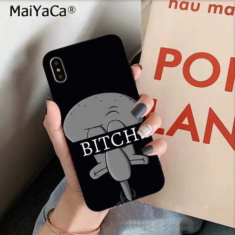A12 MaiYaCa милый мультфильм кальмарные щупальца ТПУ силиконовый чехол для телефона Apple iphone 11 pro 8 7 66S Plus X XS MAX 5s SE XR - Цвет: A12