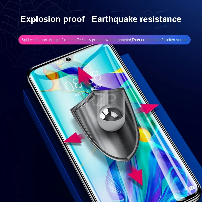 RZP полное покрытие Гидрогелевая пленка для Huawei P30 P20 Pro P10 lite Plus Защита экрана (не